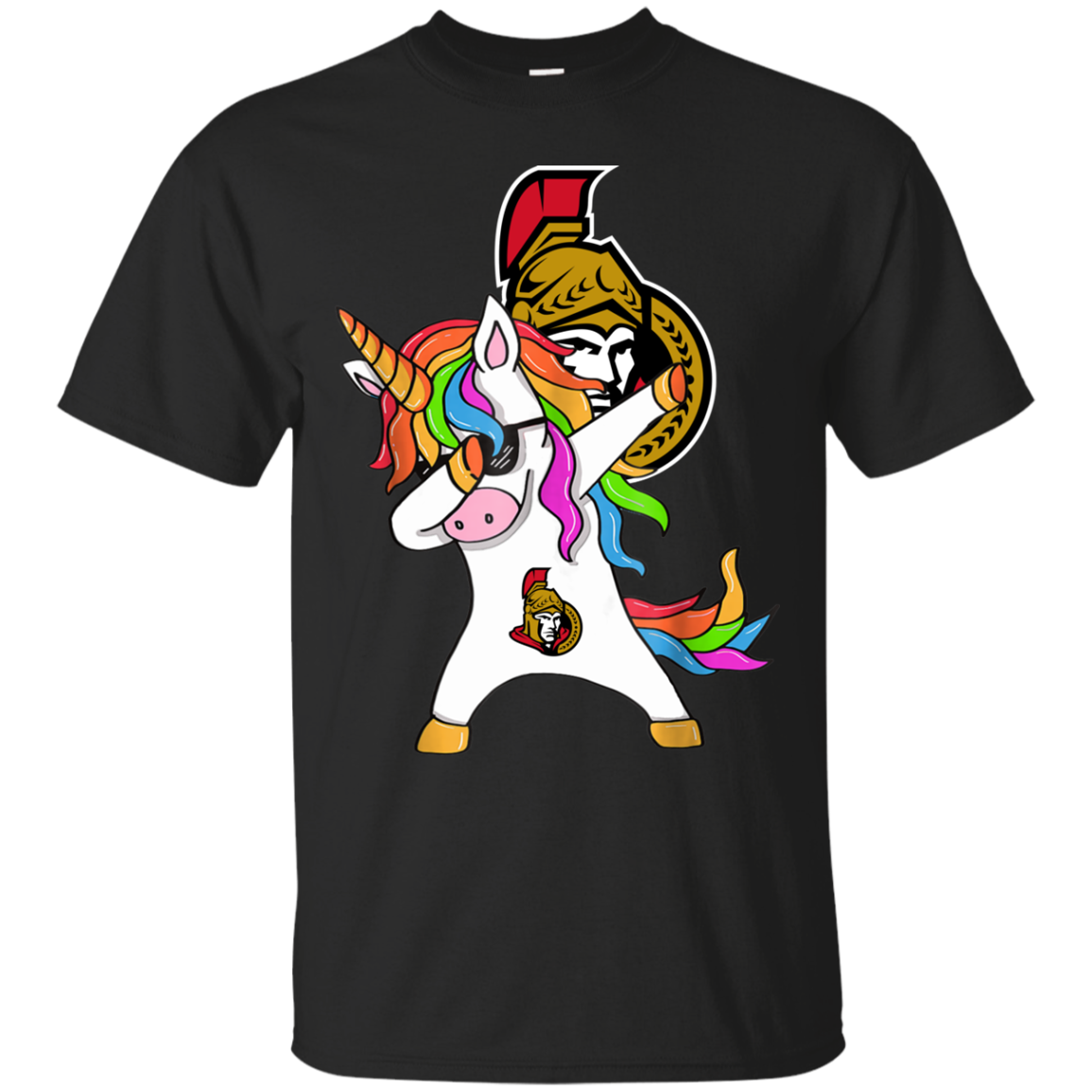 Top Selling Dabbing Hip Hop Unicorn Dab Ottawa Senators Shirt T Shirt