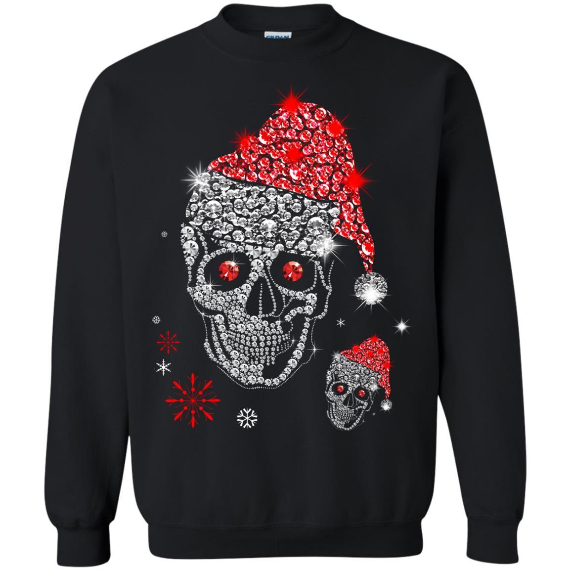 Skull Diamond Christmas T Shirt