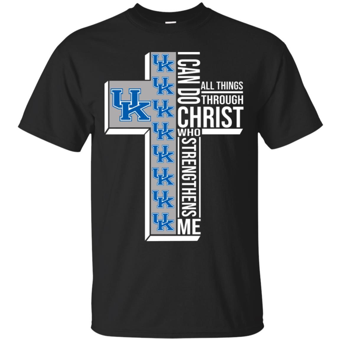 Kentucky Wildcats I Can Do Christ All Things Through Who Strengthens Me Shirts