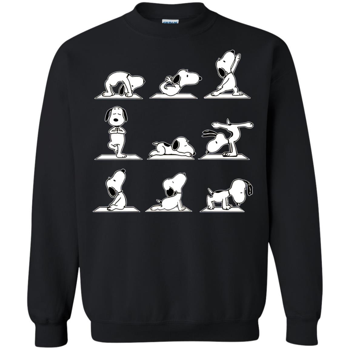 Snoopy - Do Yoga Ted Scoop T-shirt