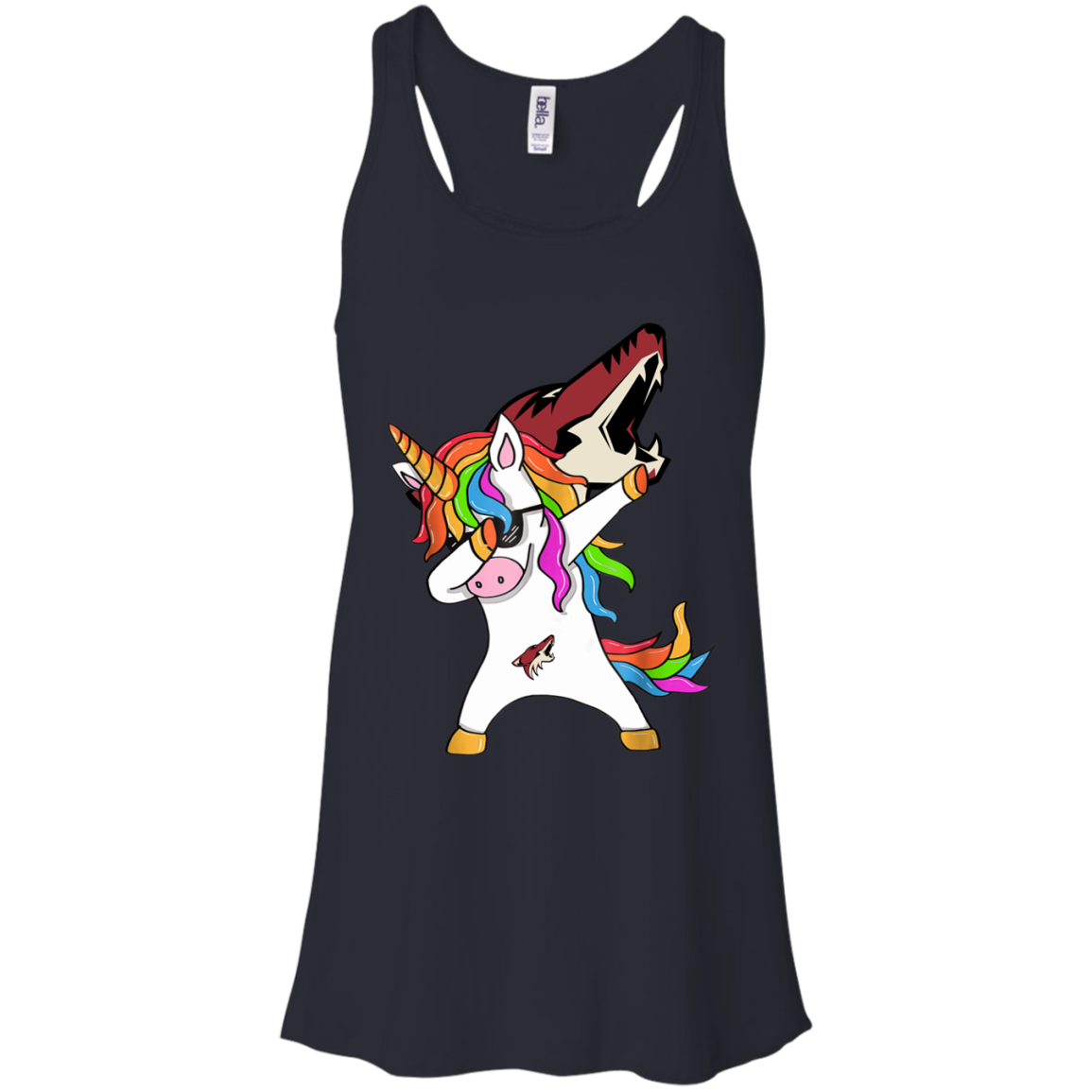 Top Selling Dabbing Hip Hop Unicorn Dab Phoenix Coyotes Shirt Racerback Tank