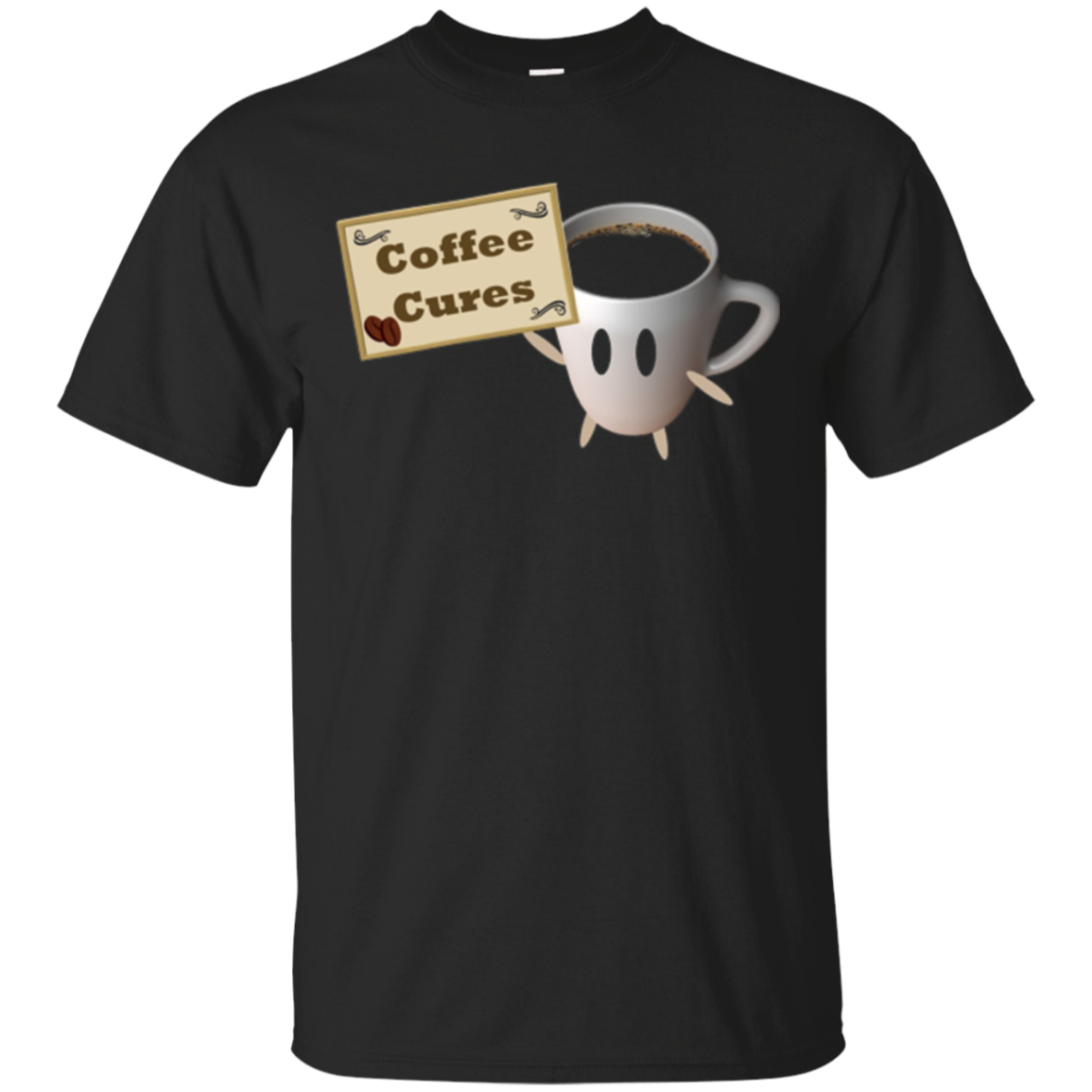 Cute Coffee Cures T-shirt