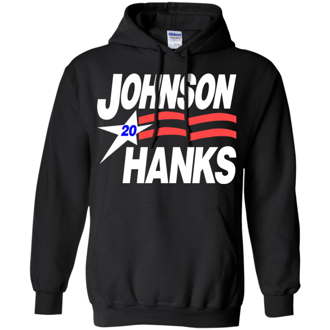 The Rock Johnson And Tom Hanks For President 2020 T Shirt 1 G185 Pullover 8 Oz.