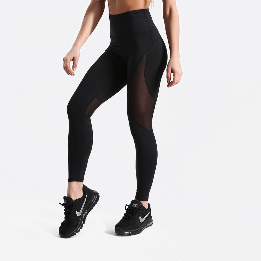 Fitness workout leggings - Panther black - Squat proof - High waist ...