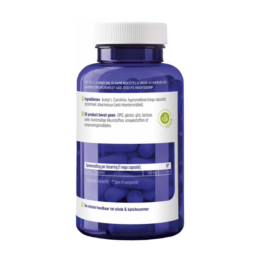 vitakruid Acetyl L Carnitin 500 mg 3