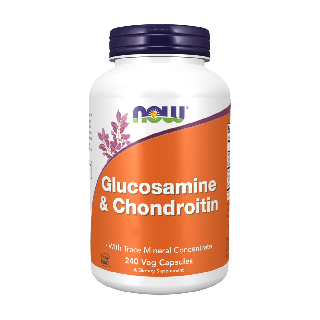 NOW Foods Glucosamine & Chondroïtine met Sporenmineralen