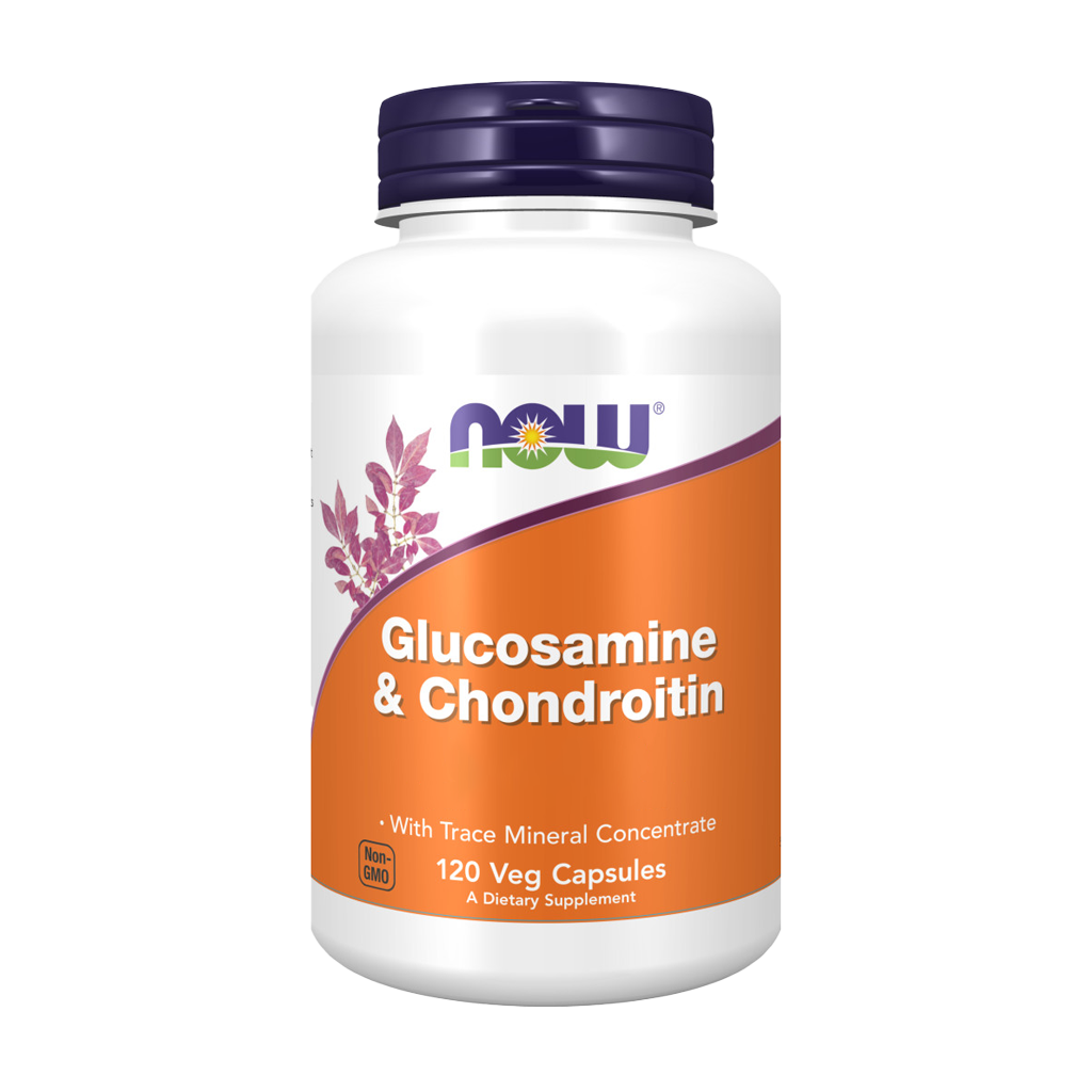 NOW Foods Glucosamine & Chondroïtine met Sporenmineralen