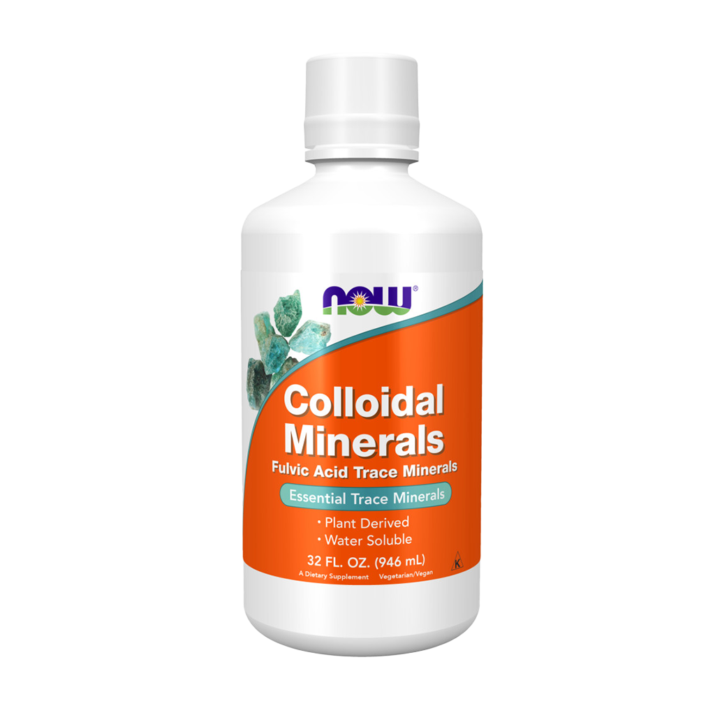 NOW Foods Colloïdale Mineralen (946 ml.) Voorkant