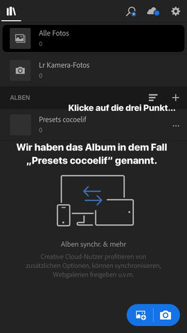 Gebe dem Album einen Namen