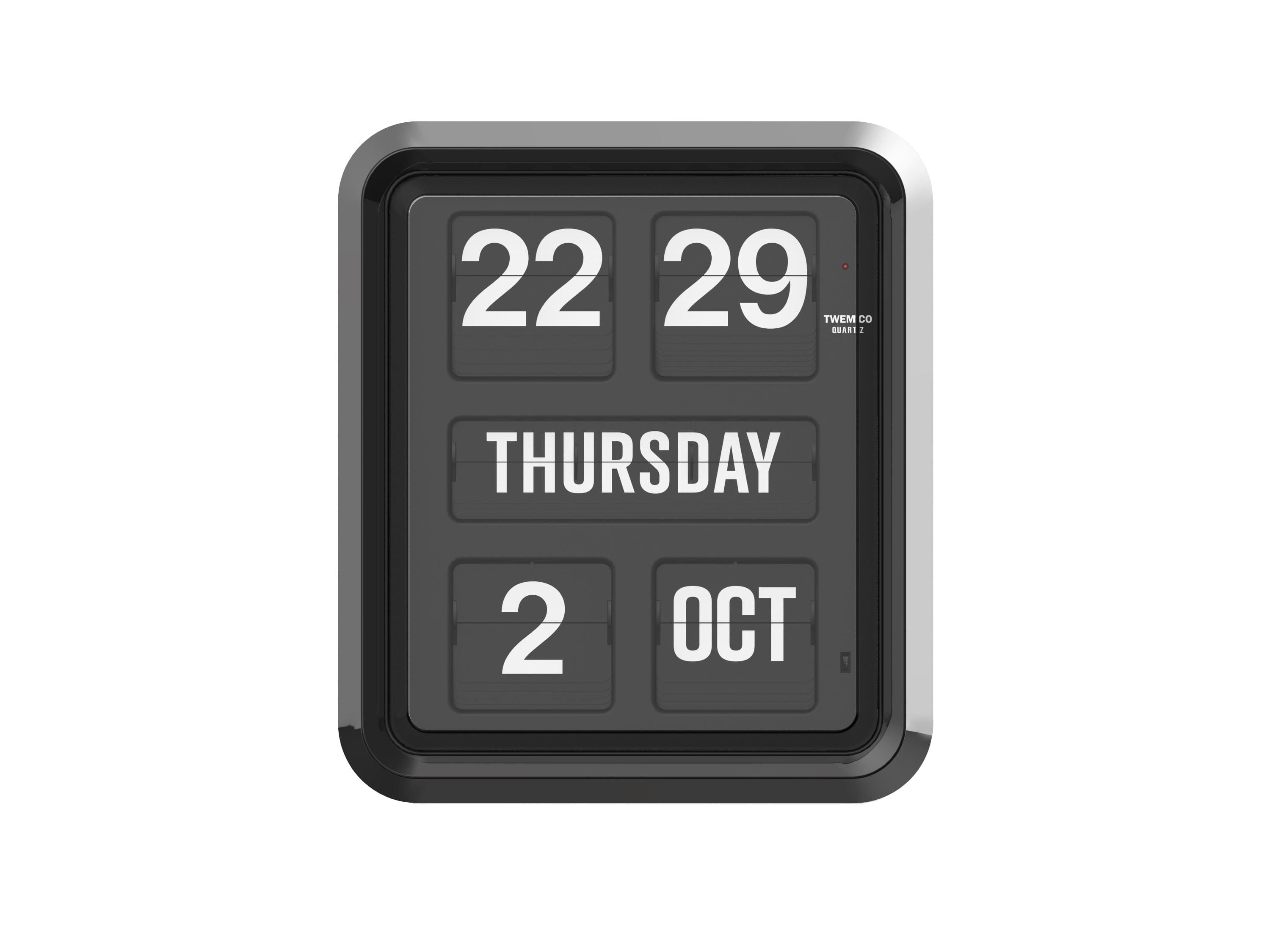 TWEMCO Calendar Wall Flip Clock BQ-1700 – Time Will Flip