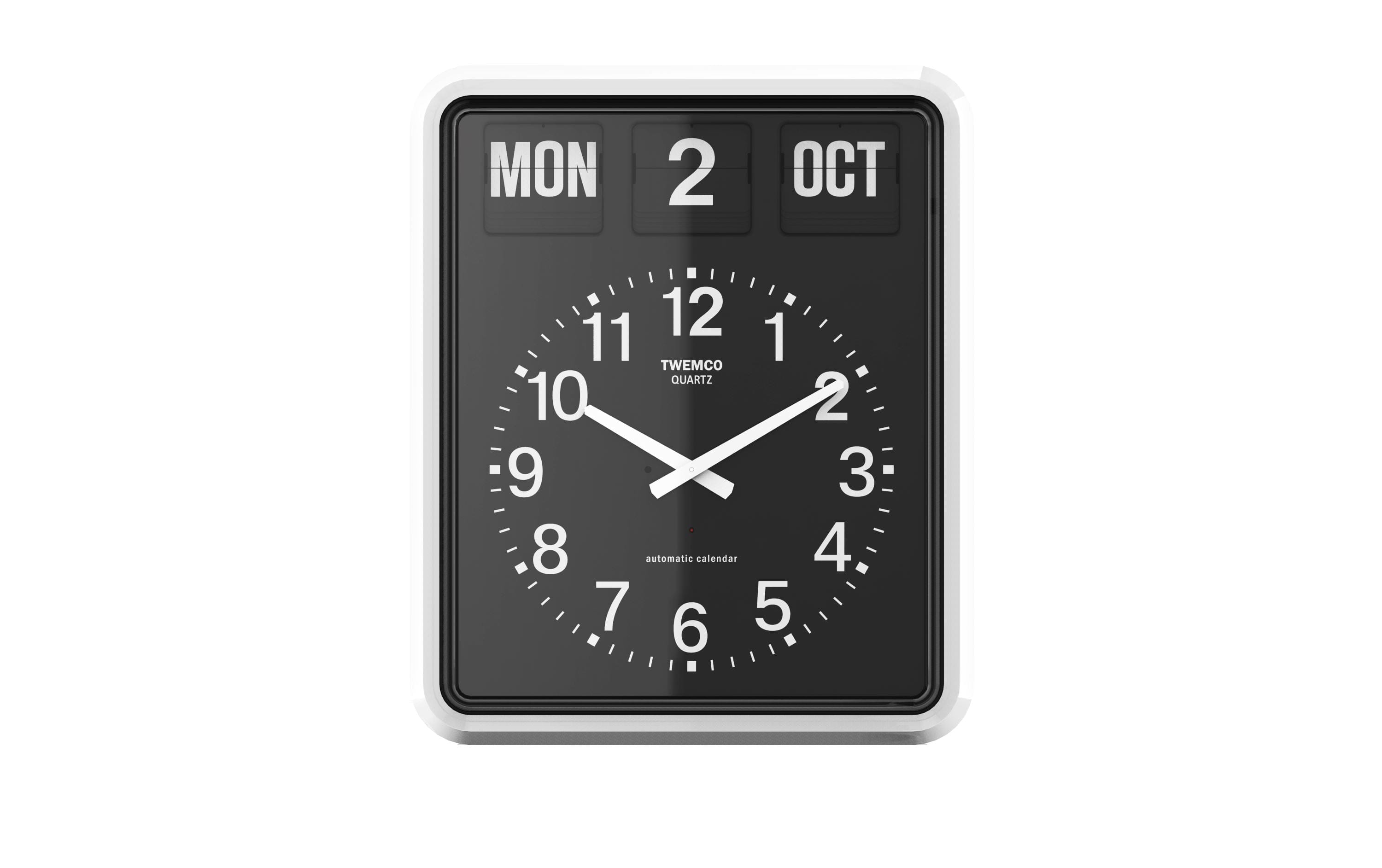 Twemco BQ-1700 Calendar Flip Wall Clock