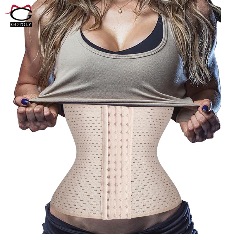 Women'S Seamless Waist Trainer Cincher Corset Breathable Invisible Body Shaper  Waist Training Tummy Control 