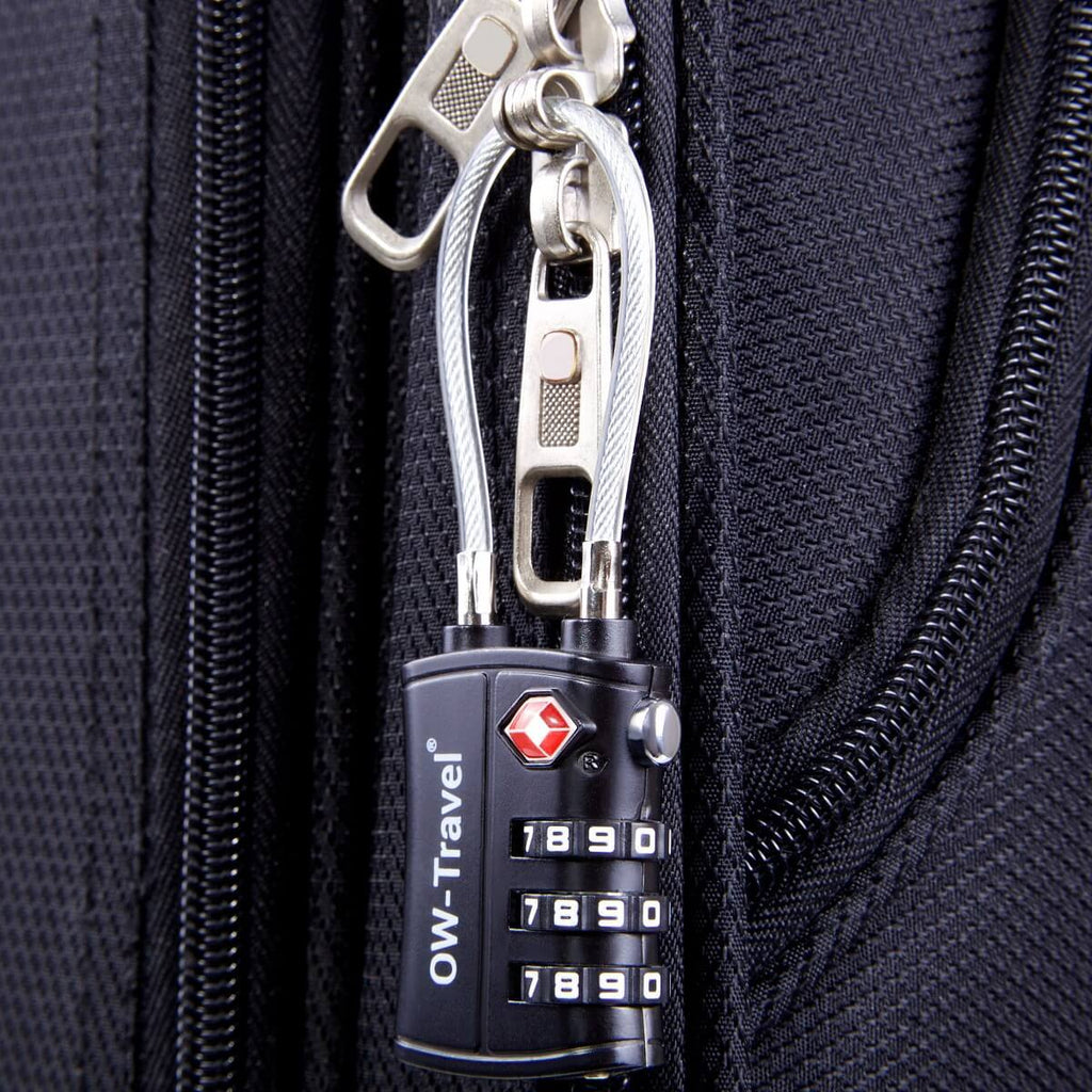 travel sentry cable lock luggage