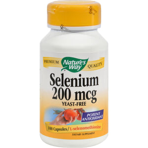 Nature's Way Selenium - 200 Mcg - 100 Capsules - Vita-Shoppe.com