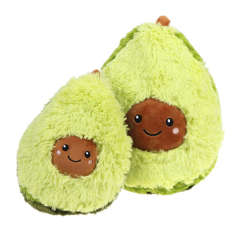 Fluffy avocado plushies