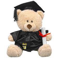 Graduation plush stuffed teddy bear for her