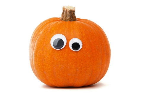 googly eyes pumpkin