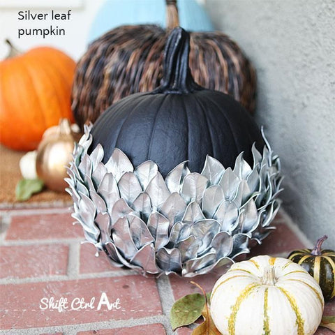 silver leaf pumpkin