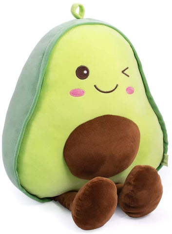 Cute big avocado stuffed toy for toddlers