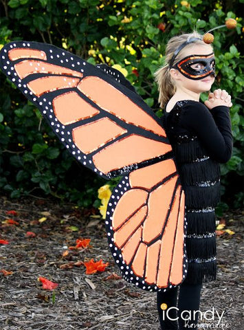 disfraz de ala de mariposa