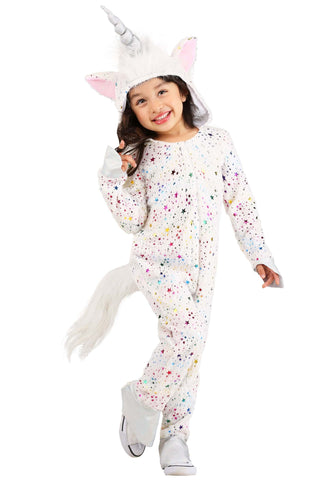 Vestido de unicornio casero para niña de 10 años.