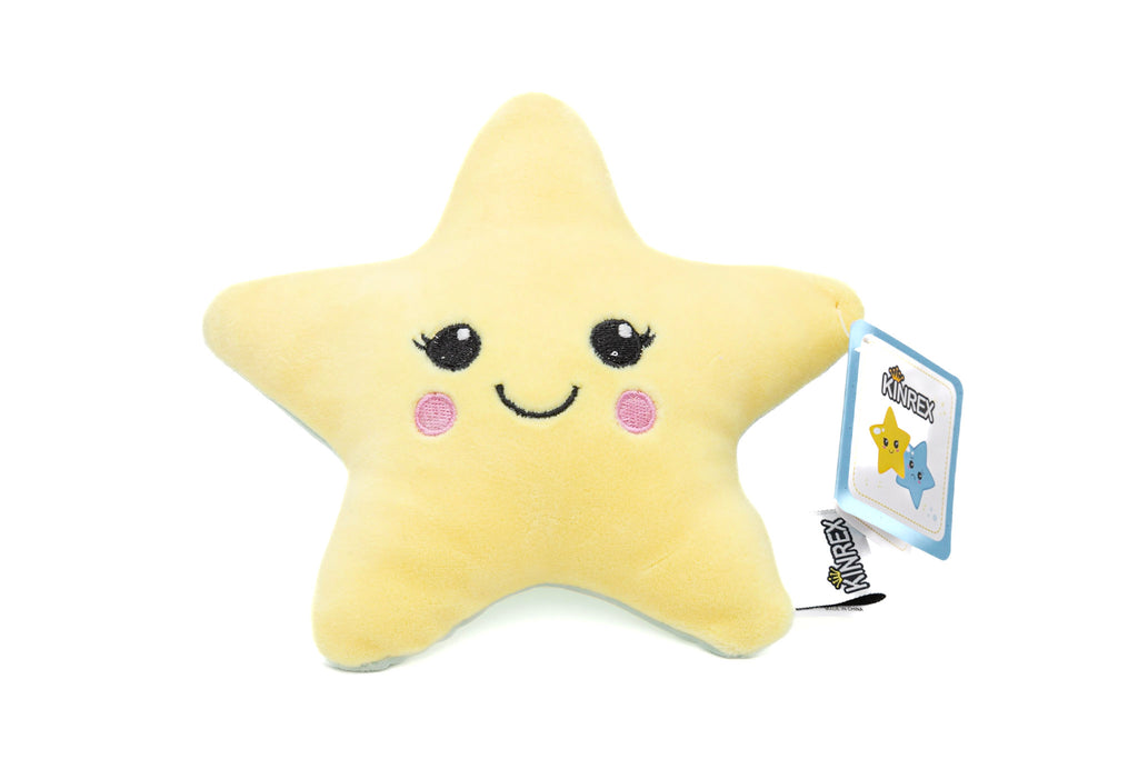 KINREX Yellow Fun Sun Plush Stuffed Toy - Kid Stuffed Star Toy - Measures 7 – 17.8 cm.