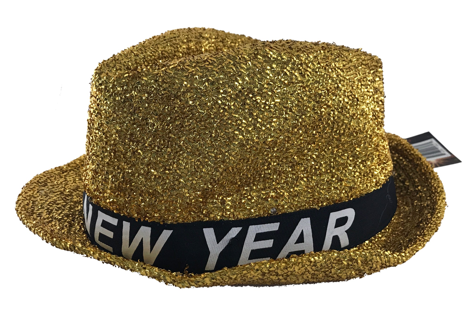 New Years Hat Happy New Years Eve Hat Light Up Gold Fedora KINREX LLC