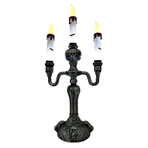 Candelabro de Halloween Candelabro Led con Calavera