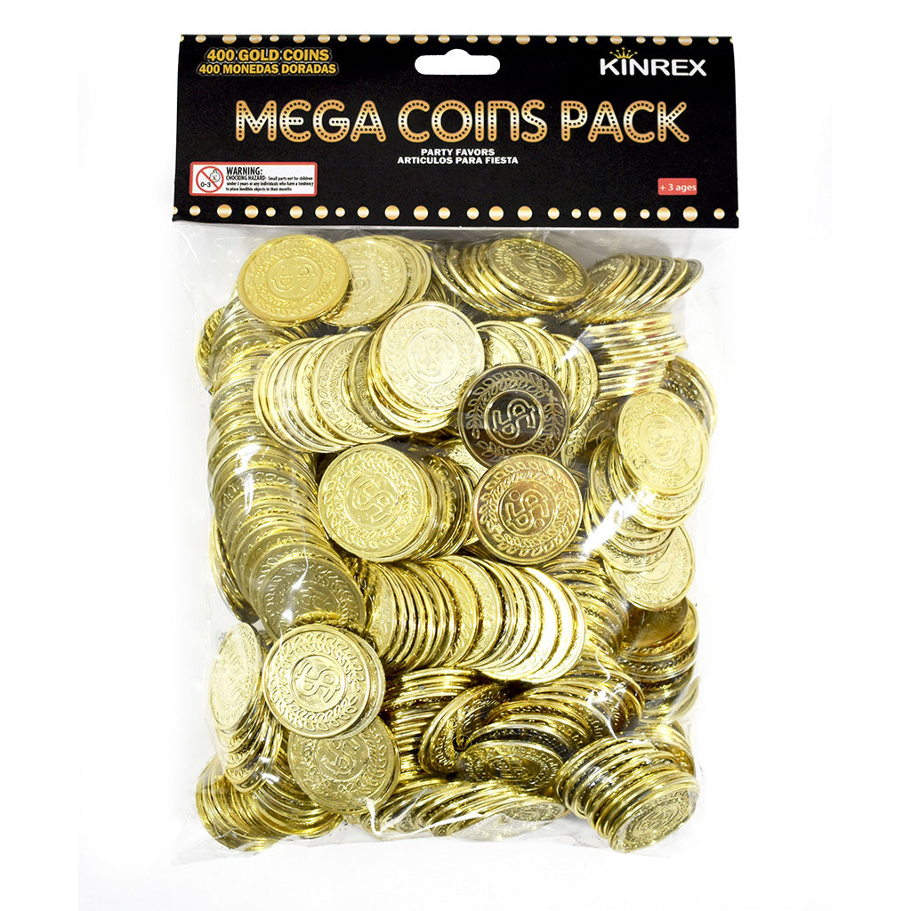 Plastic Gold Coins - 400 Count – KINREX LLC