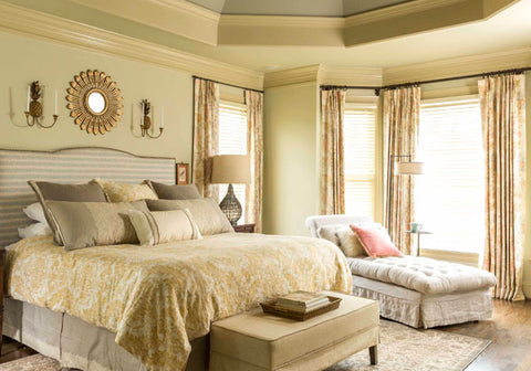 neutral toned bedroom