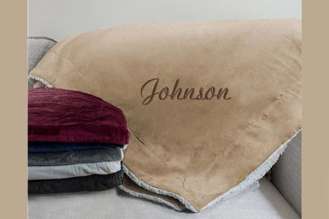 personalized throw blanket
