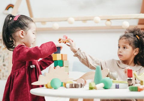 kids playing in playroom