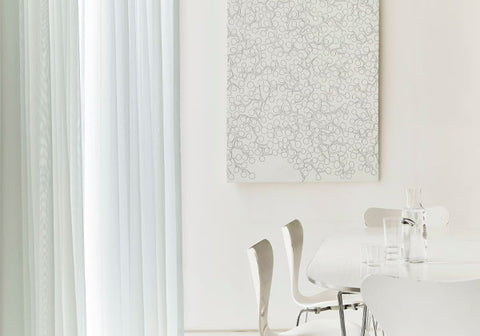 white-colored room brings in light