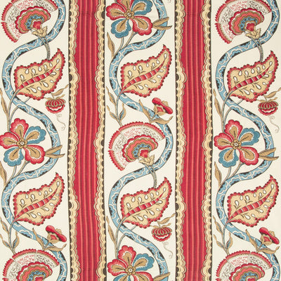 BRUNSCHWIG & FILS - GAUTIER PRINT - CRANBERRY