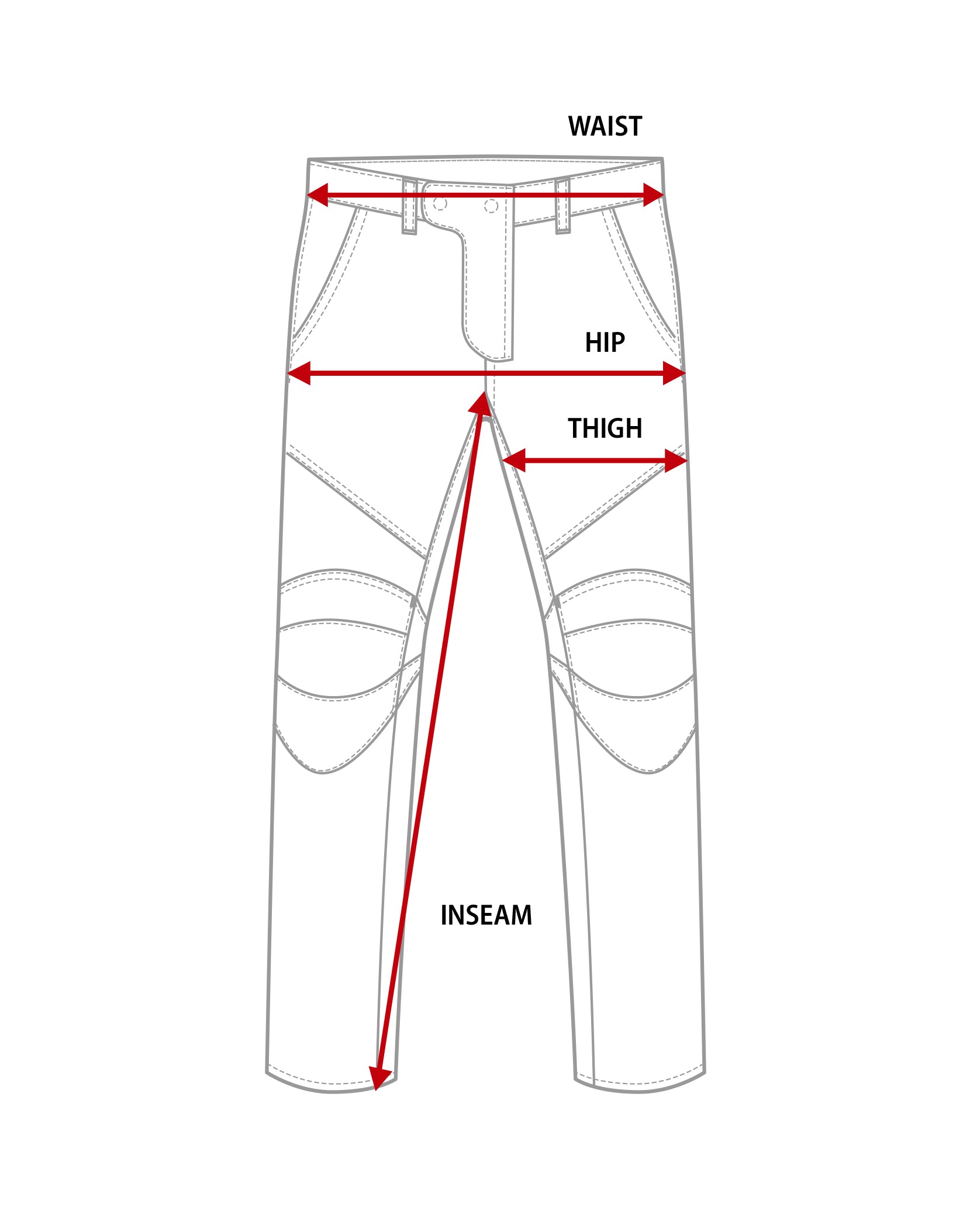 uglyBROS Jeans Measuring Guide
