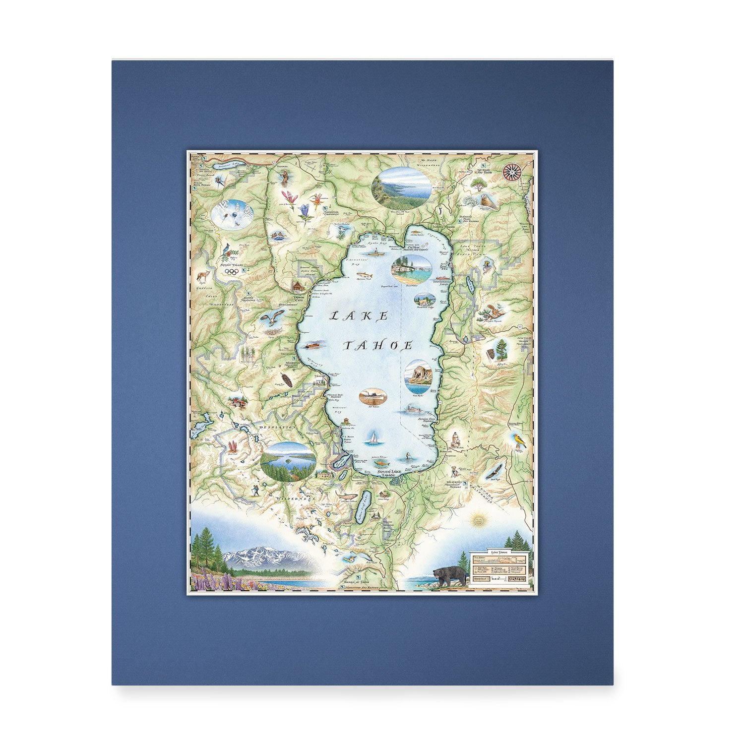 Map Usa States Smap Usa Map Lake Tahoe