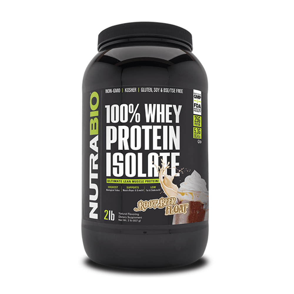 Nutrabio 100% Whey Protein Isolate 2LB - FitOne Nutrition Center.