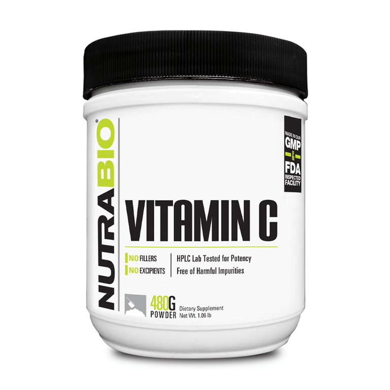Nutrabio Vitamin C Powder (480g) - FitOne Nutrition Center.