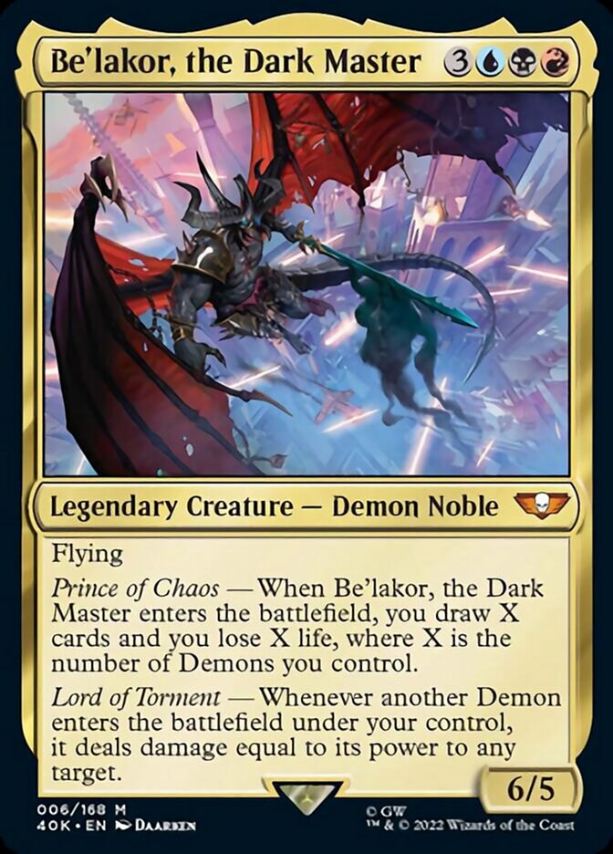 Be'lakor, the Dark Master