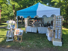 My booth set up at Celtic Fling