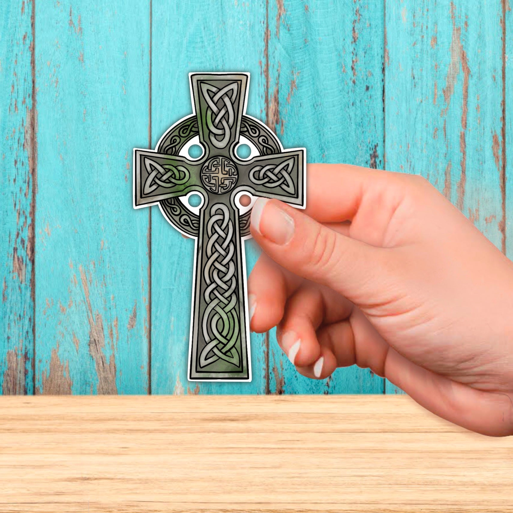 Celtic Cross Sticker