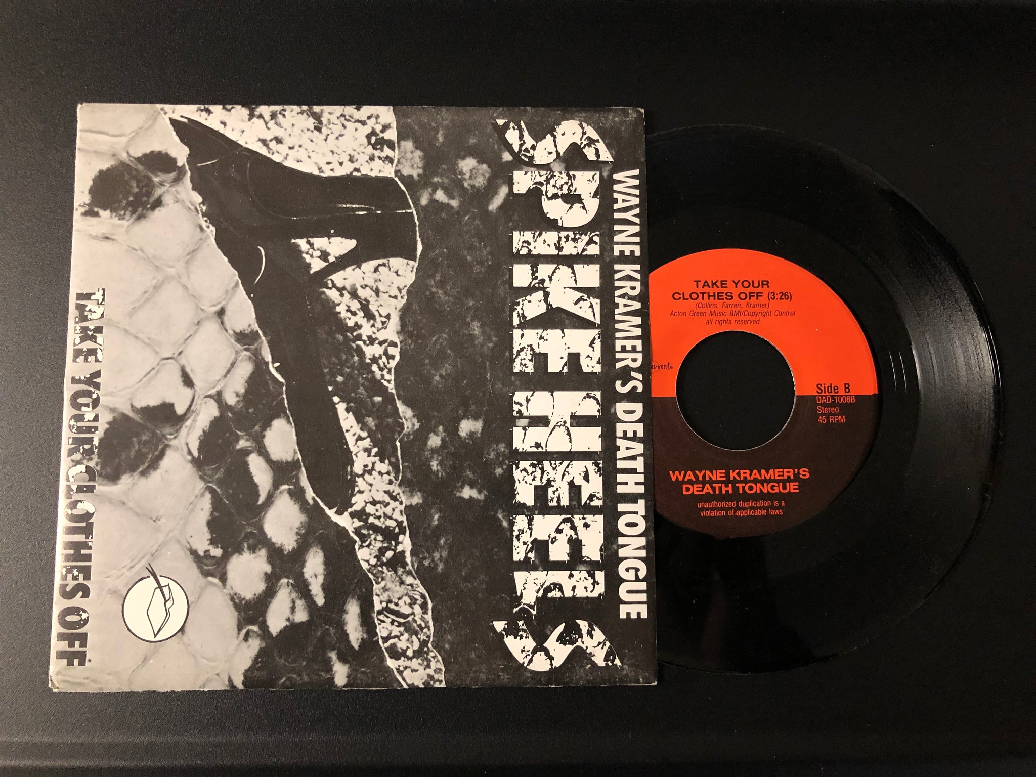 Wayne Kramer's Death Tongue ‎– Spike Heels Vinyl – MC5