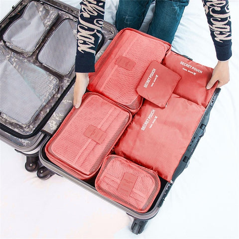 Travel Bag Organizer Kit.