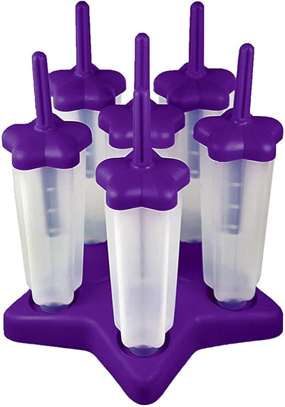 Tovolo Silicone Popsicle Ice Cream Makers and Mold Set with Base, Set of 4,  Monsters