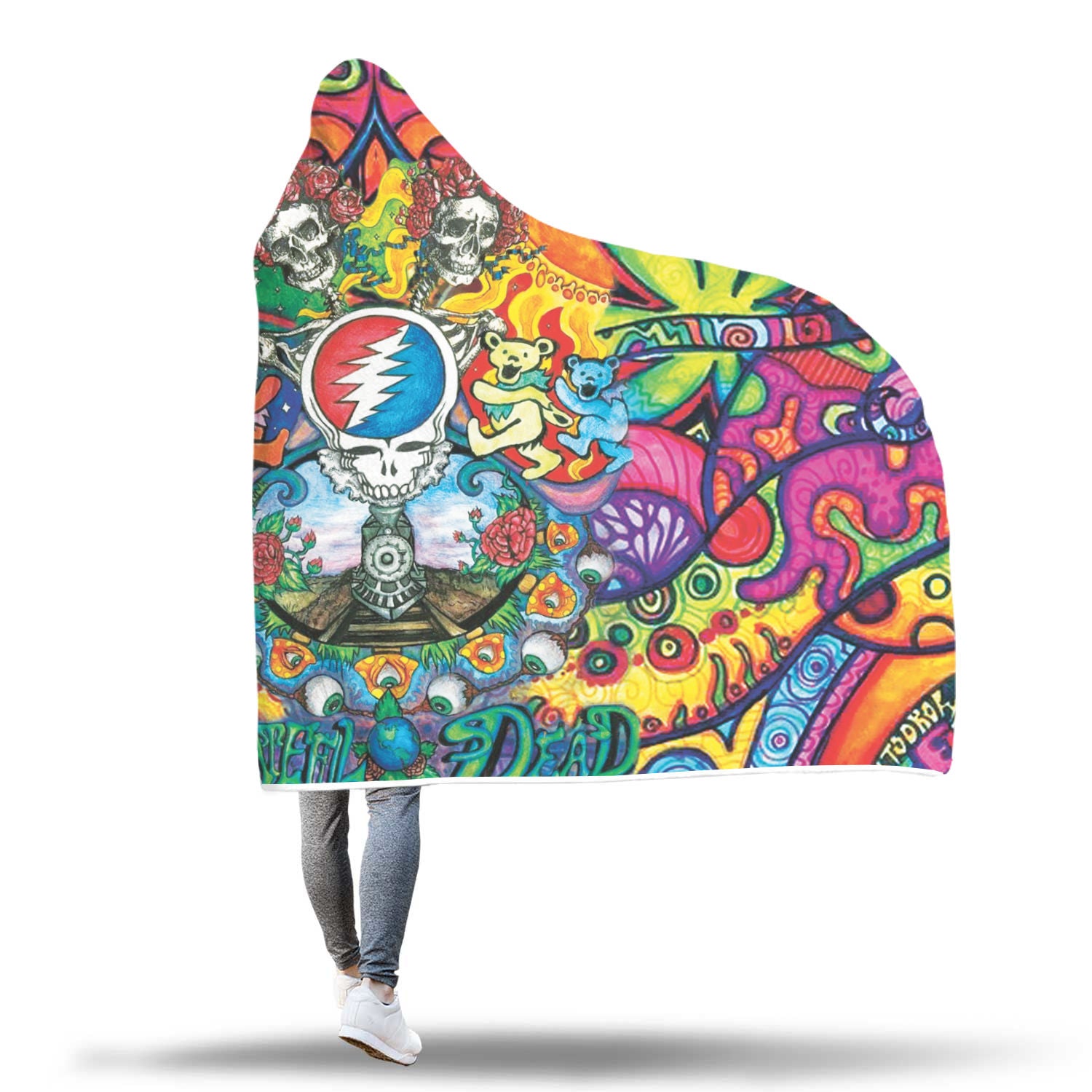 Limited Edition Grateful Dead Hooded Blanket The True Oasis