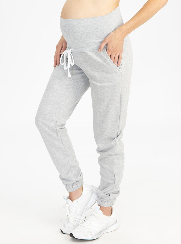 Maternity Sweatpants in Sage Green