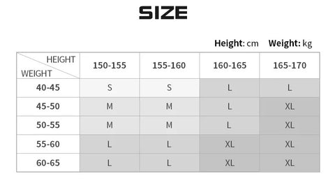 size chart for ballet leotard