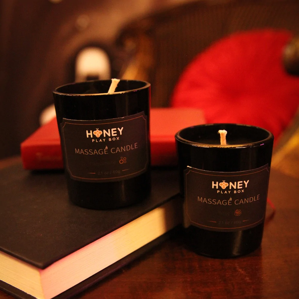 3 Fragrances Sensual Massage Oil Candle Set