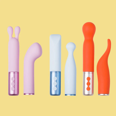 The Naughty Collection - Interchangeable Heads Vibrator