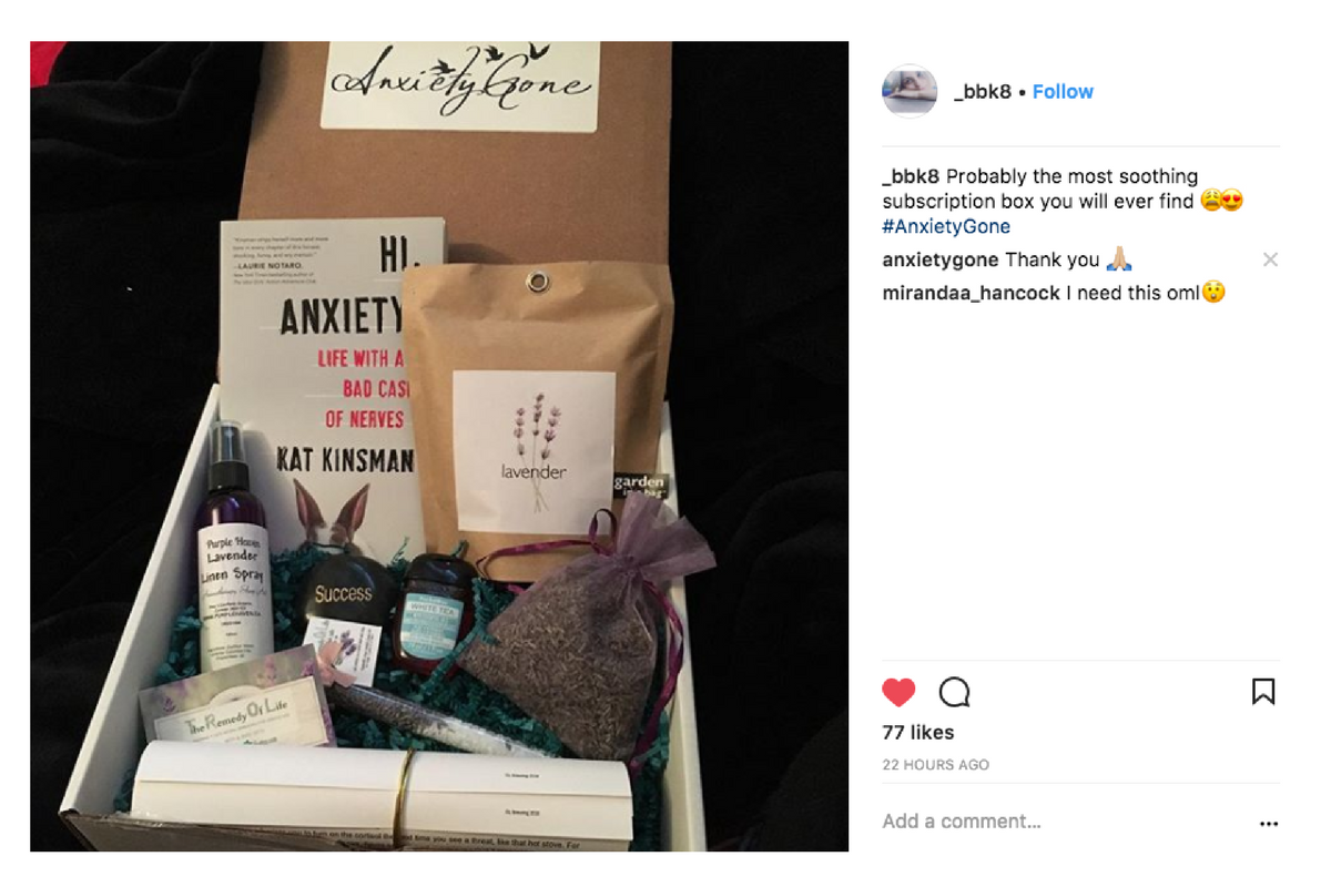 anxiety subscription box, anxiety box, mental health subscription box, wellness subscription box, healthy subscription box, monthly subscription boxes, supscription box anxiety, subscription box for anxiety, subscription box for mental health, natural anxiety relief, how to stop a panic attack, symptoms of anxiety, natural anxiety treatment, coping with anxiety, help with anxiety, how to treat anxiety